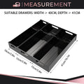 Under Cabinet Drawer Organiser Bin for Cutlery and Utensils - view 3