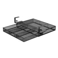 Under Desk Drawer Storage Rack Hanging Organiser Space Saving Carbon Steel, Black - view 2