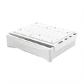 Under Desk Hidden Drawer Storage Tray for Home Office - White