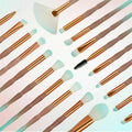 Unicorn Eye Makeup Brush Set, 20 Piece - Clear Glitter - view 5