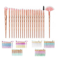 Unicorn Eye Makeup Brush Set, 20 Piece - Rose Gold - view 3