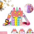Unicorn Pop It Shoulder Bag for Girls and Women - White - view 2