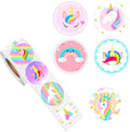 Unicorn Sticker Rolls for School and Crafts - 2.5 cm Stickers, 10 Rolls - view 3