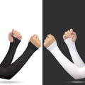 Unisex UV Protection Cooling Arm Sleeves with Thumb Hole - Grey - view 4