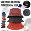 Unisex Washed Cotton Bucket Hat for Camping and Fishing - White - view 2