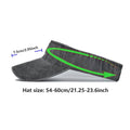Unisex Washed Denim Sun Visor Cap - Khaki - view 4