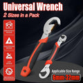 Universal Adjustable Spanner Wrench Set, 2 Piece for Plumbing and Mechanical Work