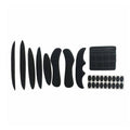 Universal Bike Helmet Lining Sponge Pads, Replacement Padding Kit, 9 Piece Set - view 2