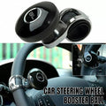Universal Car Steering Wheel Spinner Knob Helper Grip with Metal Clamp, Black