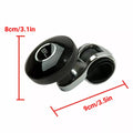 Universal Car Steering Wheel Spinner Knob Helper Grip with Metal Clamp, Black - view 3