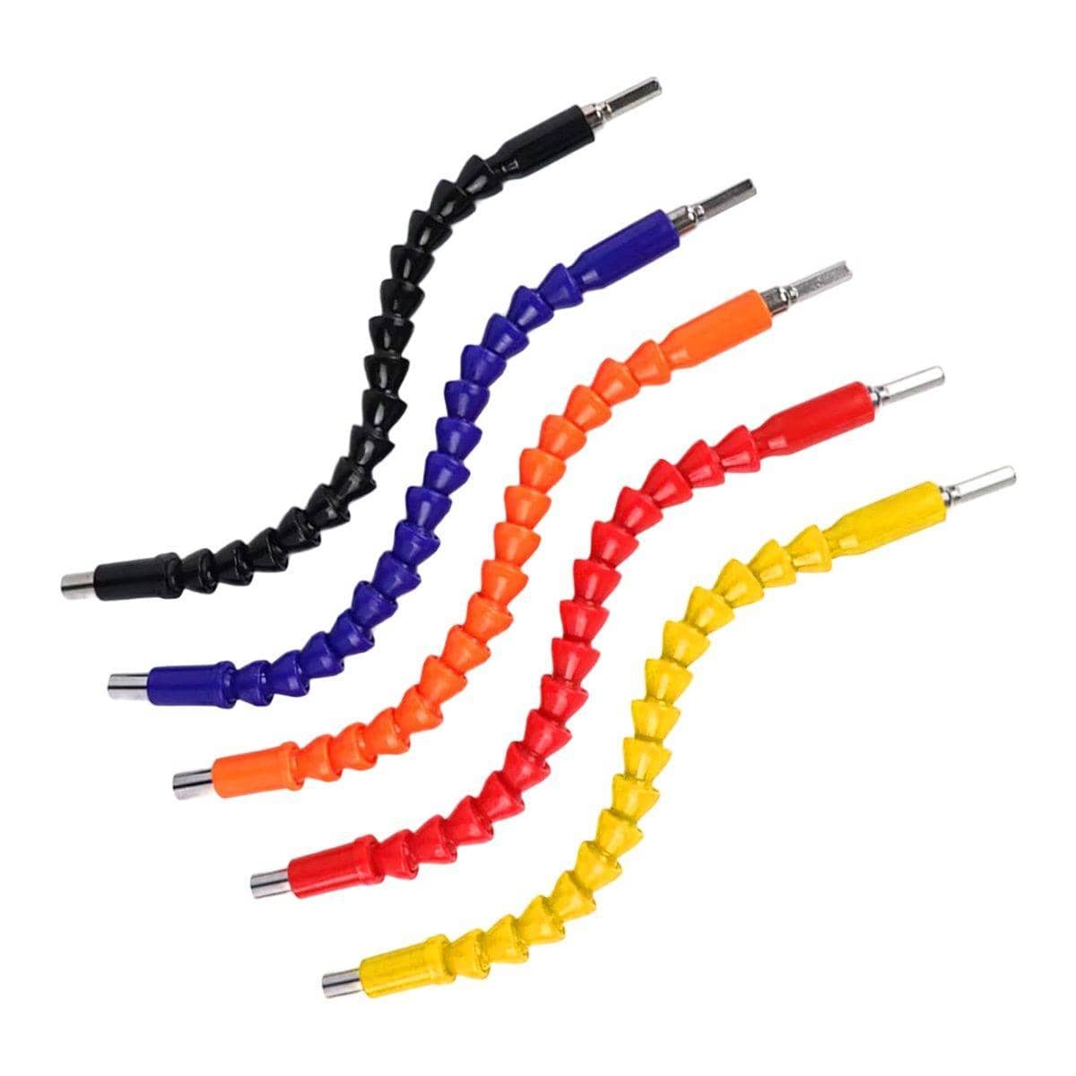Universal Flexible Drill Shaft Extension Set - Pack of 10, Blue - view 3