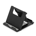 Foldable Phone and Tablet Desk Stand, Adjustable - Black