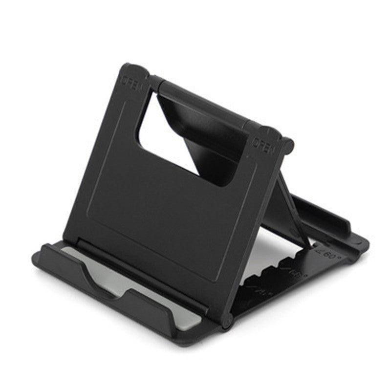 Foldable Phone and Tablet Desk Stand, Adjustable - Black