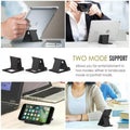 Foldable Phone and Tablet Desk Stand, Adjustable - Black - view 5