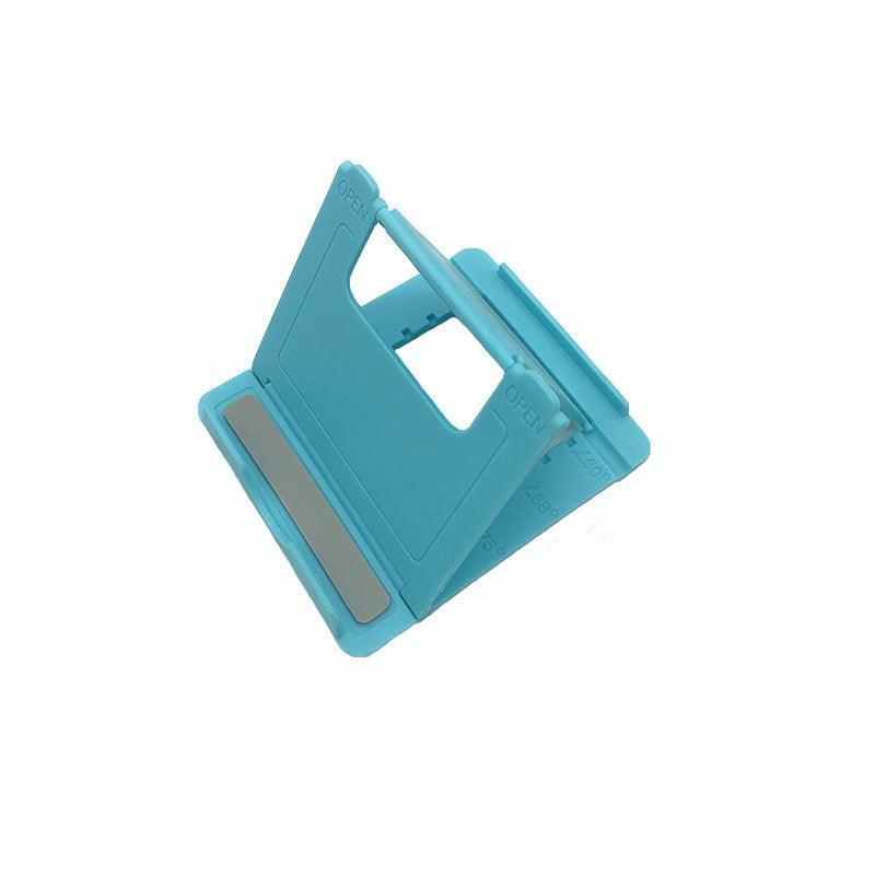 Universal Foldable Adjustable Tablet and Phone Desk Stand - Blue