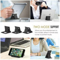 Universal Foldable Adjustable Tablet and Phone Desk Stand - Blue - view 5