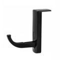 Universal Headphone Hook Desk Edge Mount Adhesive Headset Holder - Black