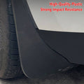 Universal Soft Rubber Car Mud Flaps No Drill Splash Guards, Pack of 4 - view 5