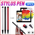 Universal Touch Screen Stylus Pen, Pack of 3 - Black - view 2