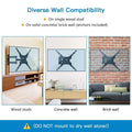 Universal TV Wall Mount Bracket, Swivel and Tilt - 32 to 55 Inch (81 to 140 cm) - view 5