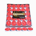 Unscented Tealight Candles for Weddings and Parties - Red, 2 Hour Burn, Pack of 10