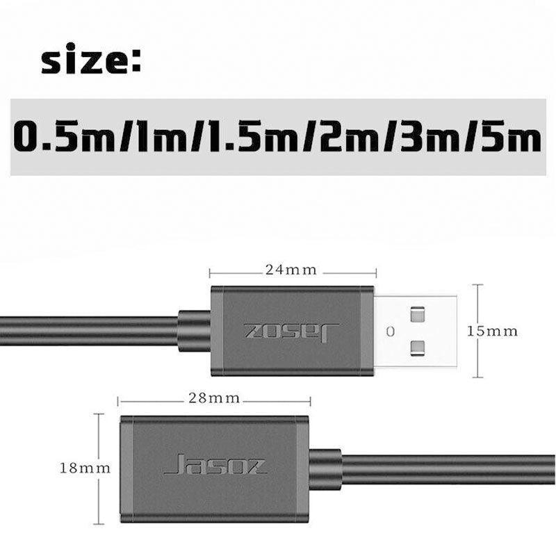 USB 2.0 Extension Cable Male to Female for Laptop and PC - 1 m - view 10