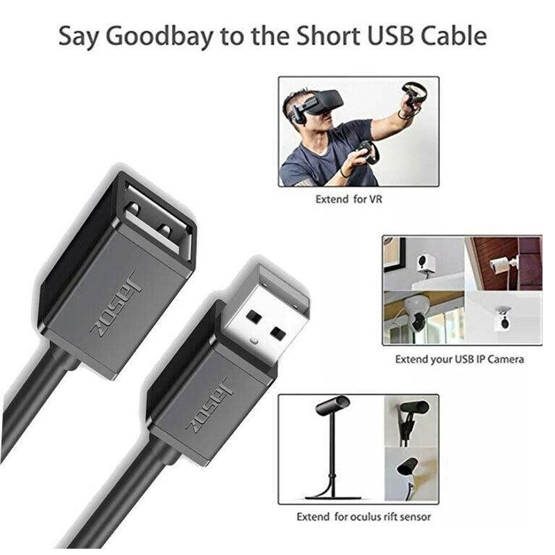 USB 2.0 Extension Cable Male to Female for Laptop and PC - 1 m - view 5