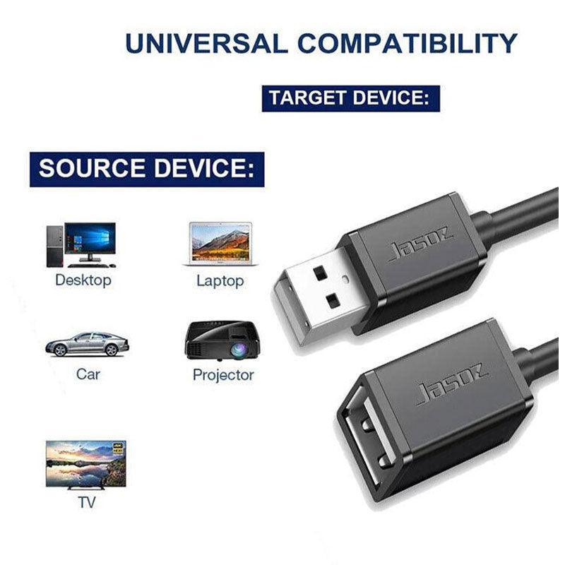 USB 2.0 Extension Cable Male to Female for Laptop and PC - 1 m - view 8