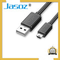 USB 2.0 to Mini USB 5 Pin Data and Charging Cable, 1.5 m - Black
