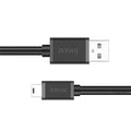 USB 2.0 to Mini USB 5 Pin Data and Charging Cable, 1.5 m - Black - view 2