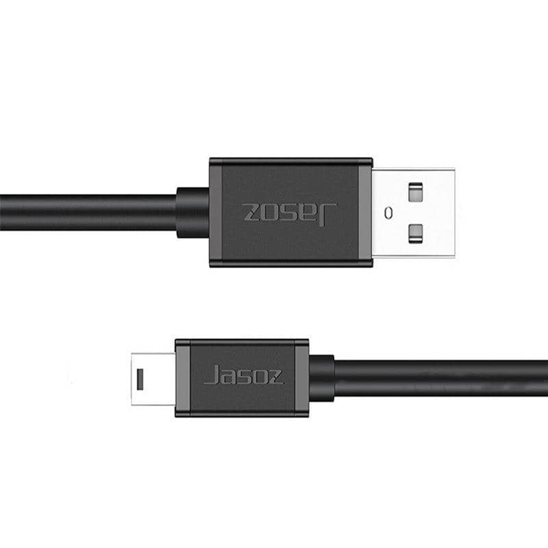 USB 2.0 to Mini USB 5 Pin Data and Charging Cable, 1.5 m - Black - view 2
