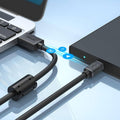 USB 2.0 to Mini USB 5 Pin Data and Charging Cable, 1.5 m - Black - view 3