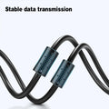 USB 2.0 to Mini USB 5 Pin Data and Charging Cable, 1.5 m - Black - view 4