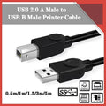 USB 2.0 Type A to Type B Printer Cable - 1.5 m - view 2