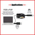 USB 2.0 Type A to Type B Printer Cable - 1.5 m - view 5