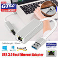 USB 3.0 to Gigabit RJ45 Ethernet LAN Network Adapter 1000 Mbps for MacBook and PC