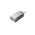 USB 3.0 OTG Adapter for Flash Drives and Hard Drives - Silver Grey, Lightning (iPhone and iPad)