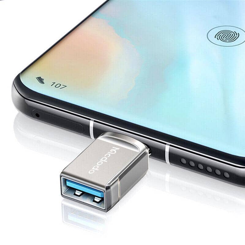 USB 3.0 OTG Adapter for Flash Drives and Hard Drives - Silver Grey, Lightning (iPhone and iPad) - view 5