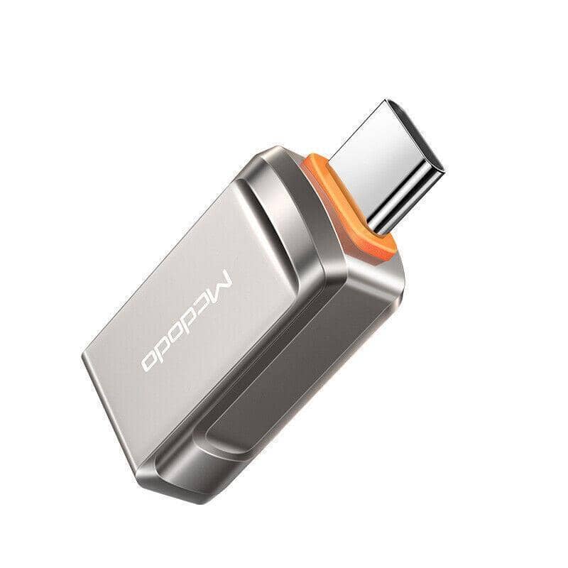 USB 3.0 OTG Adapter for Flash Drives and Hard Drives - Silver Grey, Type-C