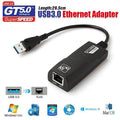 USB 3.0 to RJ45 Gigabit Ethernet Adapter, 1000 Mbps for PC, Laptop, Mac and Chromebook
