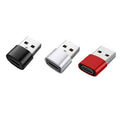 USB C 3.0 Type A Male to Type C Female Adapter - Black - view 3