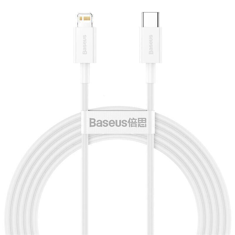 USB-C Charging Cable for iPhone, PD 20W - 2m, Pack of 2