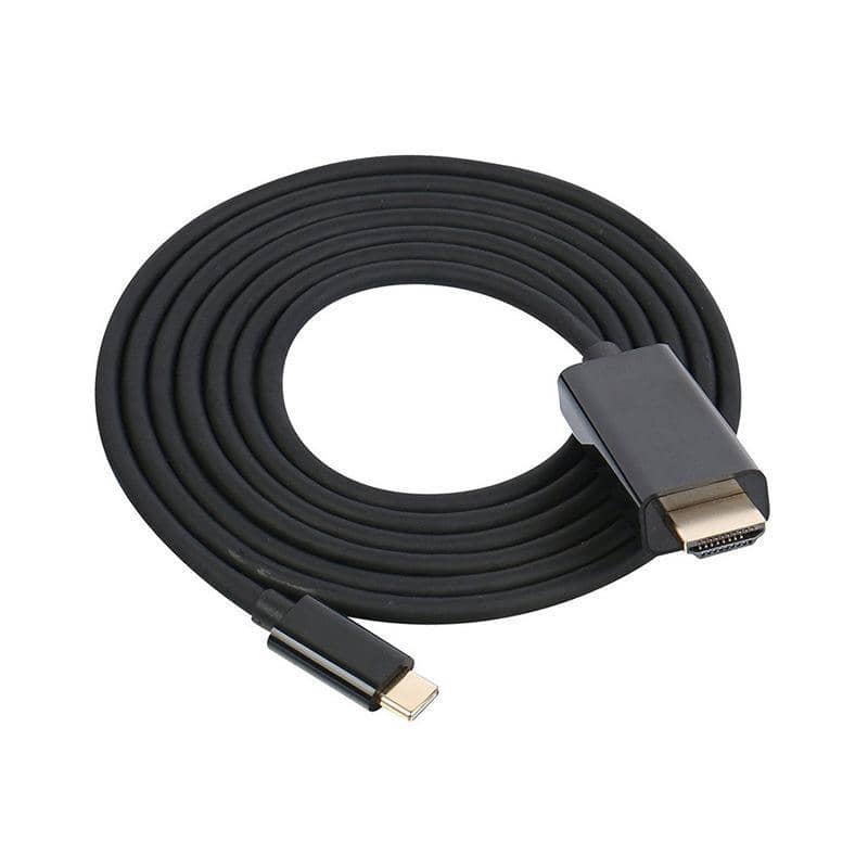 USB C to HDMI Cable, 4K Type C Male to HDMI Male - 1.8 m, Black - view 2