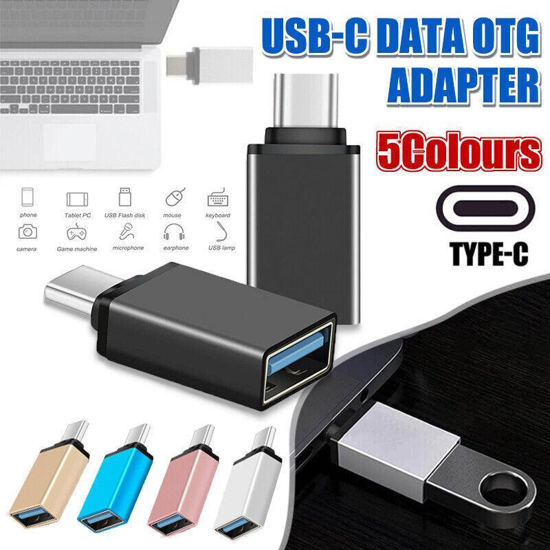 USB-C to USB 3.0 OTG Adapter, Aluminium Housing - Rose Gold - view 2