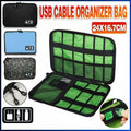 USB Cable Organiser Bag for Travel and Electronics - Black - view 2