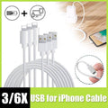 USB Charging and Data Cable for iPhone and iPad - Pack of 6 - view 2