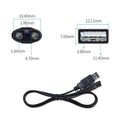 USB Charging Cable for Electric Shavers, 124 cm Black - view 5