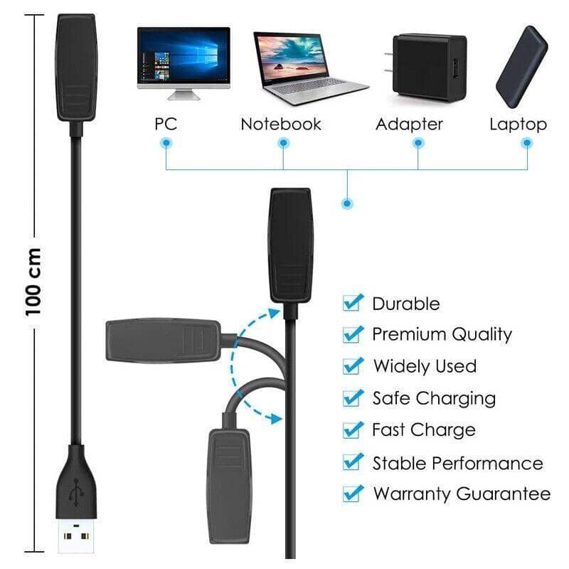 USB Charging Cable for Garmin Forerunner and Vivomove HR Watches, 100 cm - view 3