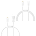 USB Charging Cable for iPhone, White - 0.25m, Pack of 1 - view 3