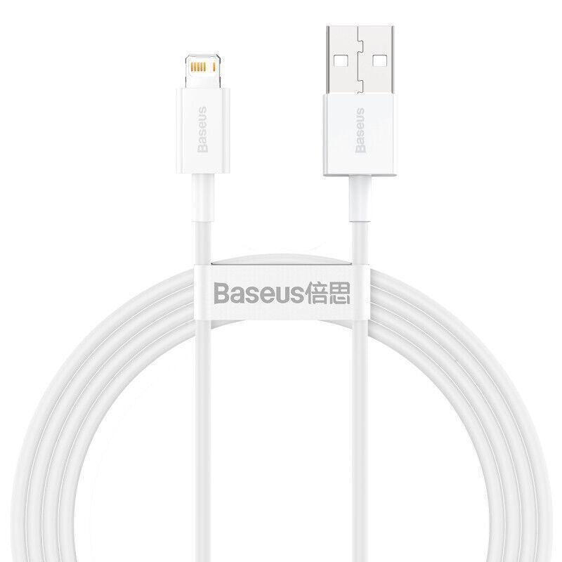 USB Charging Cable for iPhone, White - 1.5m, Pack of 1